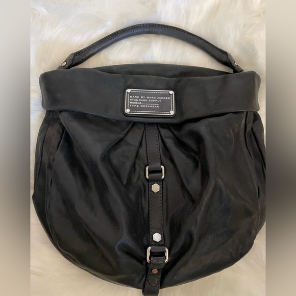 Marc by Marc Jacobs leather bag- gray - Picture 1 of 7